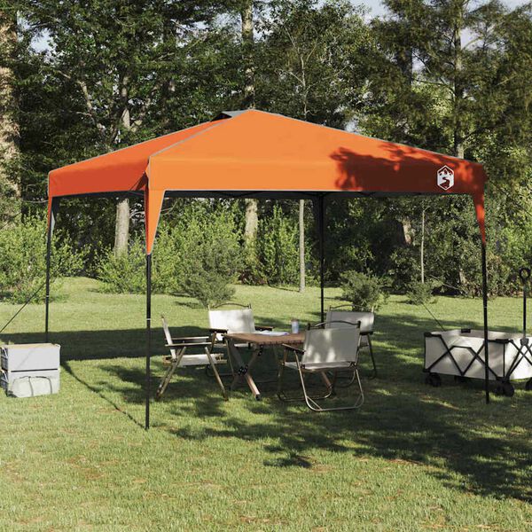 vidaXL Σκηνή Canopy Pop-up Πορτοκαλί 300 x 300 cm ύφασμα