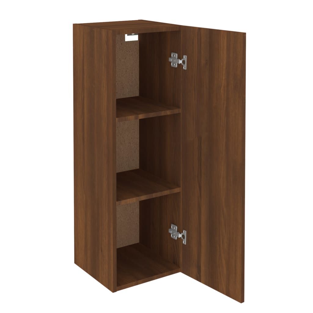 vidaXL Έπιπλα Τηλεόρασης 2 τεμ. Καφέ Δρυς 30,5x30x90 εκ. Επεξ. Ξύλο