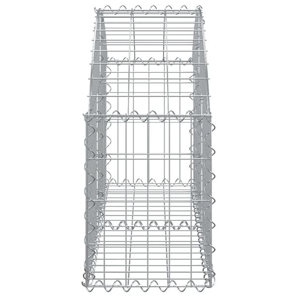vidaXL Συρματοκιβώτιο Τοξωτό 100x30x40/60εκ. από Γαλβανισμένο Χάλυβα
