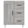 vidaXL Ντουλάπι Γκρι Sonoma 69,5 x 34 x 90 εκ. από Επεξεργασμένο Ξύλο