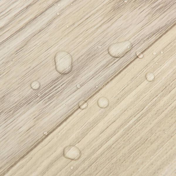 vidaXL Δάπεδο Αυτοκόλλητο Ριγέ Μπεζ 55 τεμ. 5,11 μ² από PVC