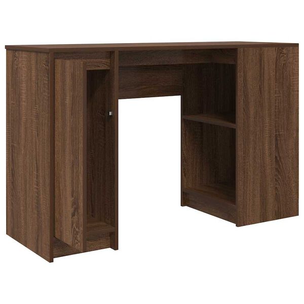vidaXL Γραφείο Καφέ Δρυς 120x42x76 εκ. από Επεξεργασμένο Ξύλο