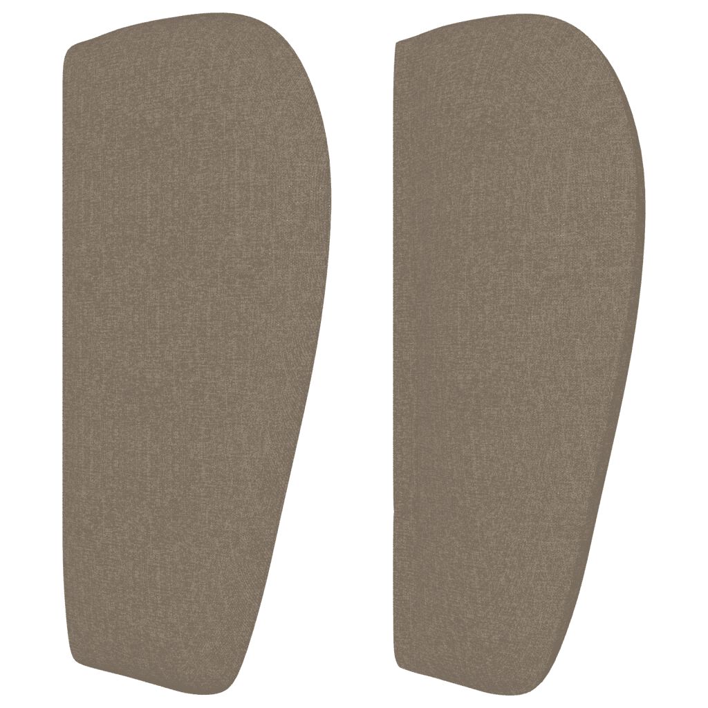 vidaXL Κρεβάτι Boxspring με Στρώμα Taupe 140x200 εκ. Υφασμάτινο