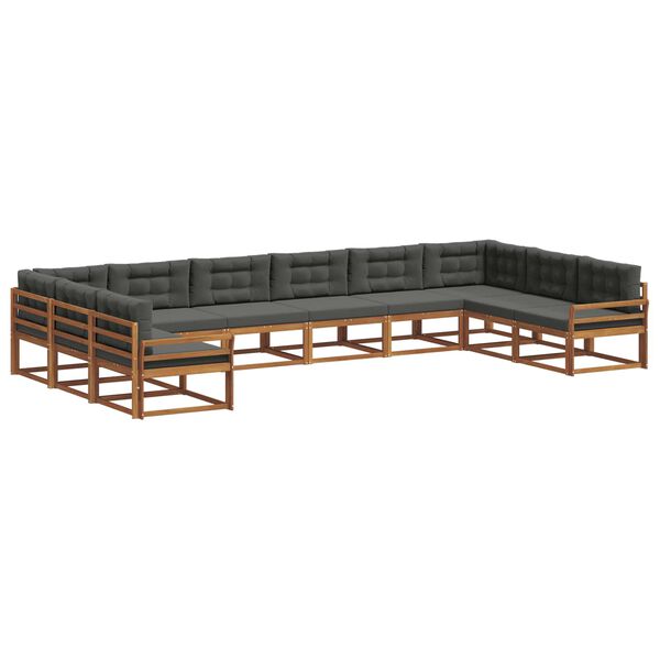 vidaXL &Sigma;&epsilon;&iota;&rho;ά &Kappa;&alpha;&nu;&alpha;&pi;έ &Epsilon;&xi;&omega;&tau;&epsilon;&rho;&iota;&kappa;&omicron;ύ &mu;&epsilon; &mu;&alpha;&xi;&iota;&lambda;ά&rho;&iota; 10 pcs &Phi;&upsilon;&sigma;&iota;&kappa;ό &kappa;&alpha;&iota; &Alpha;&nu;&theta;&rho;&alpha;&kappa;ί