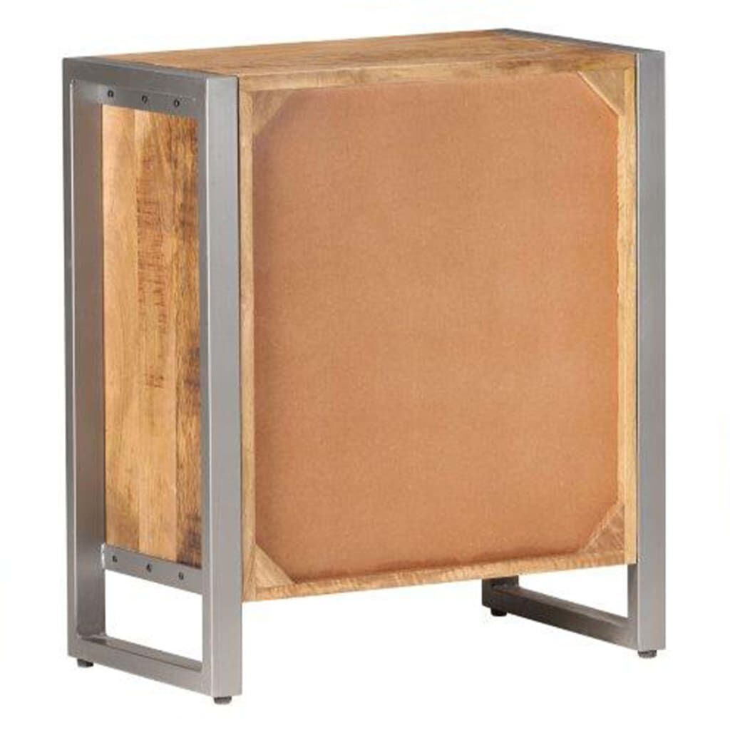 vidaXL Συρταριέρα 60 x 35 x 70 εκ. από Ακατέργαστο Ξύλο Μάνγκο
