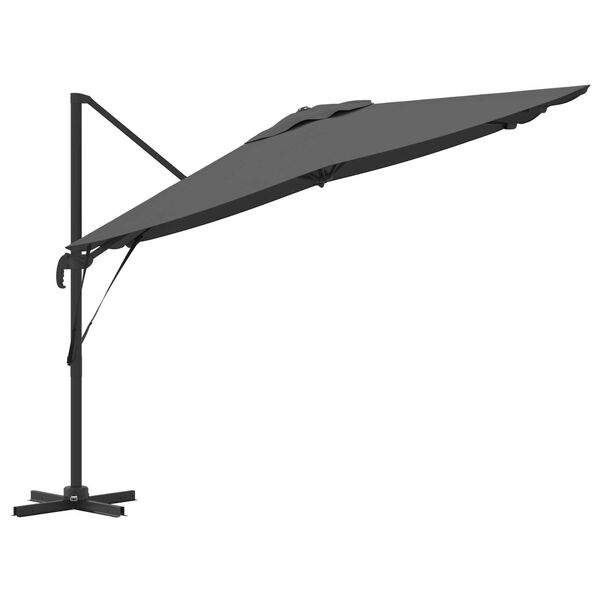 vidaXL Καντιλέβα Ρώμα Πέργκολα Ανθρακί 286x285x265 εκ. Αλουμίνιο