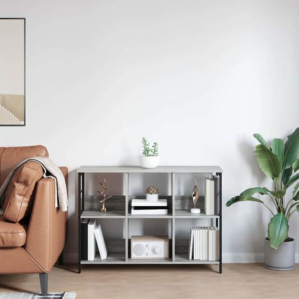 vidaXL &Rho;ά&phi;&iota; &Beta;&iota;&beta;&lambda;ί&omega;&nu; &Gamma;&kappa;&rho;ί&zeta;&omicron; &Sigma;&omicron;&nu;&omicron;&mu;&alpha; 102 x 32 x 72,5 &epsilon;&kappa;.