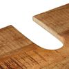 vidaXL Ντουλάπι Νιπτήρα 55x35x60 εκ. από Σίδηρο / Μασίφ Ξύλο Μάνγκο