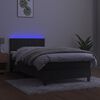vidaXL &Kappa;&rho;&epsilon;&beta;ά&tau;&iota; Boxspring &mu;&epsilon; &Sigma;&tau;&rho;ώ&mu;&alpha; & LED &Sigma;&kappa;. &Gamma;&kappa;&rho;&iota; 80x200 &epsilon;&kappa;. &Beta;&epsilon;&lambda;&omicron;ύ&delta;&iota;&nu;&omicron;