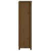 vidaXL Βιβλιοθήκη Μελί 50x35x125,5 εκ. από Μασίφ Ξύλο Πεύκου