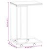 vidaXL Βοηθητικό Τραπέζι με Ρόδες Λευκό 40x30x63,5 εκ. Επεξεργ. Ξύλο