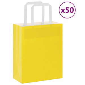 vidaXL &Chi;ά&rho;&tau;&iota;&nu;&epsilon;&sigmaf; &sigma;&alpha;&kappa;&omicron;ύ&lambda;&epsilon;&sigmaf; 50 &tau;&epsilon;&mu;ά&chi;&iota;&alpha; &mu;&epsilon; &chi;&epsilon;&rho;&omicron;ύ&lambda;&iota;&alpha; &Kappa;ί&tau;&rho;&iota;&nu;&omicron; 18x8x22 &epsilon;&kappa;.