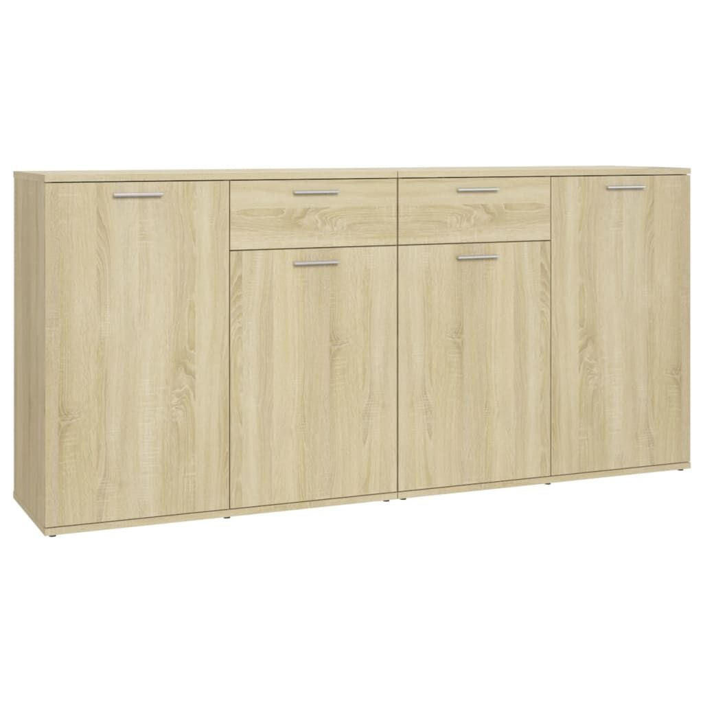 vidaXL Μπουφές Sonoma Δρυς 160 x 36 x 75 εκ. από Επεξ. Ξύλο