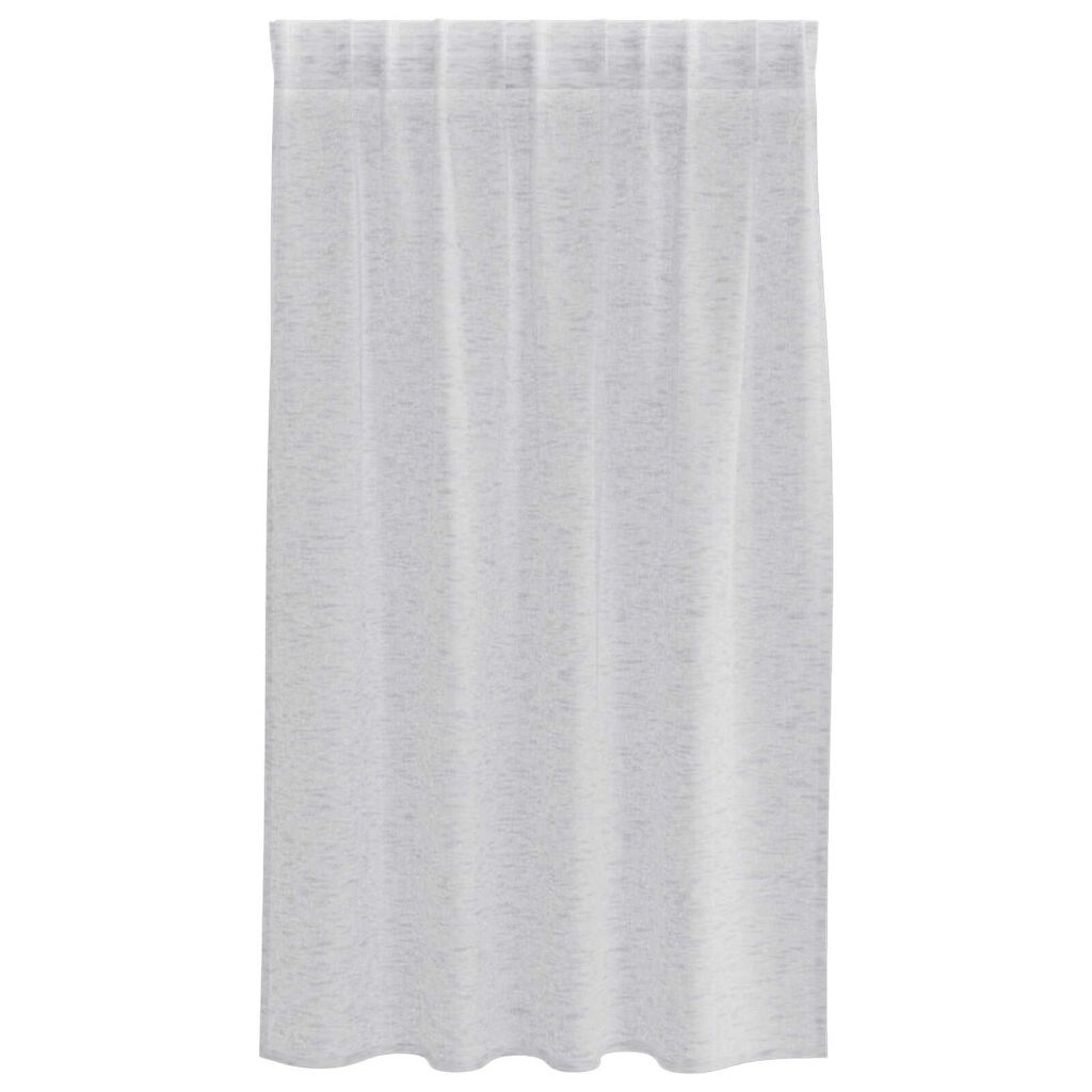 vidaXL Κουρτίνες 2 pcs Ανοιχτό γκρι 140 x 140 εκ. Πολυεστέρας