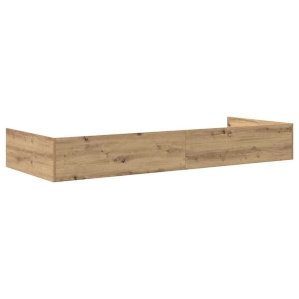 Κρεβάτι με αποθηκευτικό χώρο με κεφαλάρι Artisan Oak 75 x 190 cm
