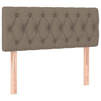 vidaXL Κεφαλάρι Κρεβατιού Taupe 90x7x78/88 εκ. Υφασμάτινο