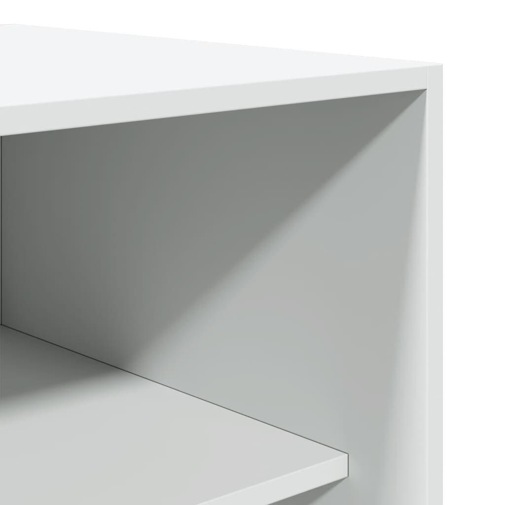 vidaXL Ντουλάπα Λευκή 80 x 50 x 200 εκ. από Επεξεργασμένο Ξύλο