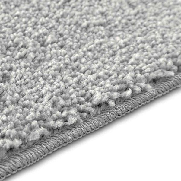 vidaXL Πατάκι μπάνιου 3 pcs Γκρι 50 x 50 cm Πολυπροπυλένιο