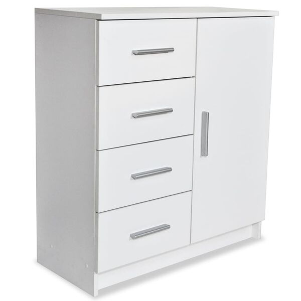 vidaXL Ντουλάπι Λευκό 79 x 35 x 88 εκ. από Μοριοσανίδα