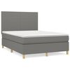 vidaXL &Kappa;&rho;&epsilon;&beta;ά&tau;&iota; Boxspring &mu;&epsilon; &Sigma;&tau;&rho;ώ&mu;&alpha; &Sigma;&kappa;&omicron;ύ&rho;&omicron; &Gamma;&kappa;&rho;&iota; 140x190 &epsilon;&kappa;. &Upsilon;&phi;&alpha;&sigma;&mu;ά&tau;&iota;&nu;&omicron;