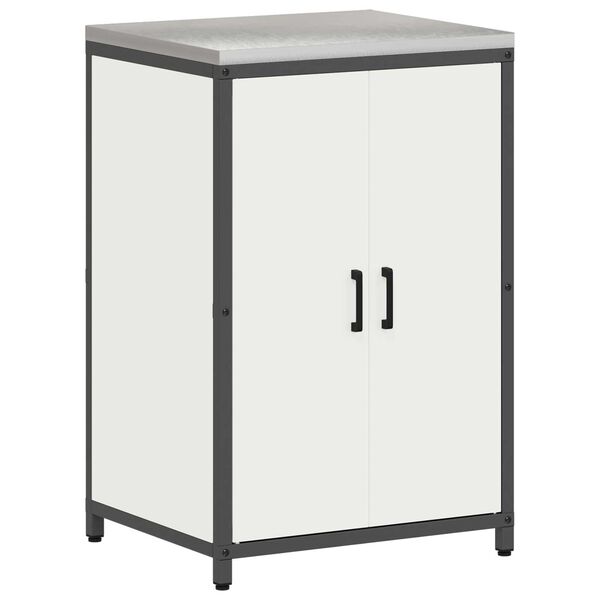 vidaXL Σετ Αποθήκευσης Κουζίνας με ράφι 3 pcs Λευκό 210 x 50 x 92 εκ
