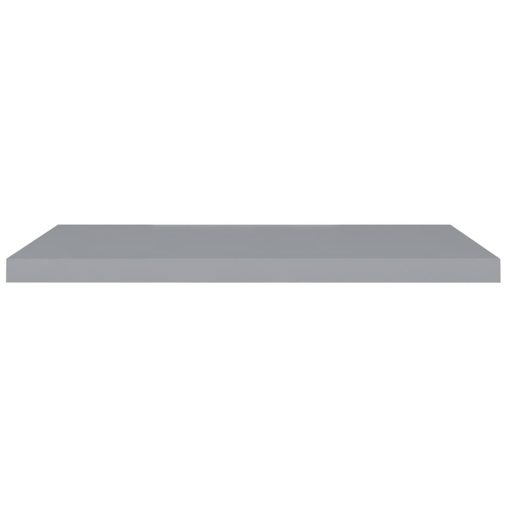 vidaXL Ράφι Τοίχου Γκρι 90x23,5x3,8 εκ. MDF