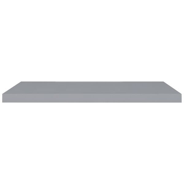vidaXL Ράφι Τοίχου Γκρι 90x23,5x3,8 εκ. MDF