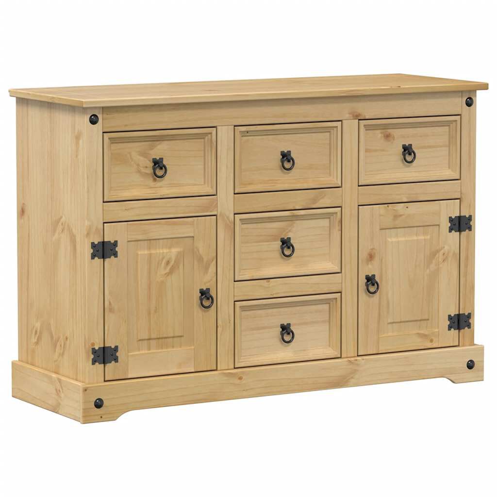 vidaXL Ντουλάπι Corona 112 x 40 x 75 εκ. από Μασίφ Ξύλο Πεύκου