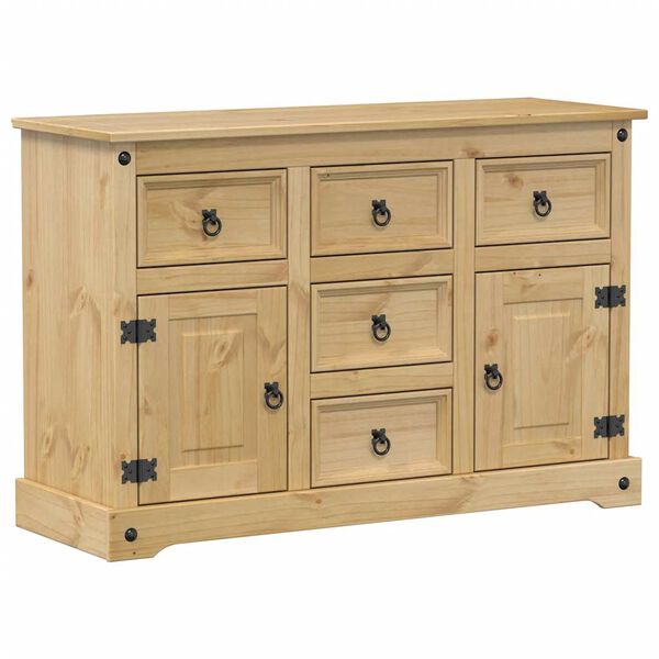 vidaXL Ντουλάπι Corona 112 x 40 x 75 εκ. από Μασίφ Ξύλο Πεύκου