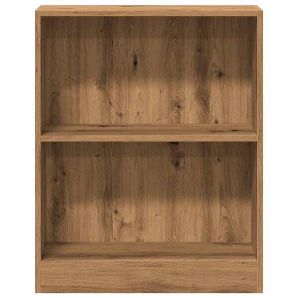 vidaXL Βιβλιοθήκη Αρτισιανή Δρυς 60x24x76 εκ. από Επεξεργασμένο Ξύλο