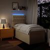 vidaXL &Kappa;&rho;&epsilon;&beta;ά&tau;&iota; Boxspring &mu;&epsilon; &Sigma;&tau;&rho;ώ&mu;&alpha; &Kappa;&rho;&epsilon;&mu; 90x190 &epsilon;&kappa;.&Upsilon;&phi;&alpha;&sigma;&mu;ά&tau;&iota;&nu;&omicron;