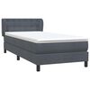 vidaXL &Kappa;&rho;&epsilon;&beta;ά&tau;&iota; Boxspring &mu;&epsilon; &Sigma;&tau;&rho;ώ&mu;&alpha; &Sigma;&kappa;&omicron;ύ&rho;&omicron; &Gamma;&kappa;&rho;&iota; 100x210 &epsilon;&kappa;. &Beta;&epsilon;&lambda;&omicron;ύ&delta;&iota;&nu;&omicron;