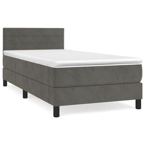 vidaXL &Kappa;&rho;&epsilon;&beta;ά&tau;&iota; Boxspring &mu;&epsilon; &Sigma;&tau;&rho;ώ&mu;&alpha; &Sigma;&kappa;&omicron;ύ&rho;&omicron; &Gamma;&kappa;&rho;&iota; 80x200 &epsilon;&kappa;. &Beta;&epsilon;&lambda;&omicron;ύ&delta;&iota;&nu;&omicron;