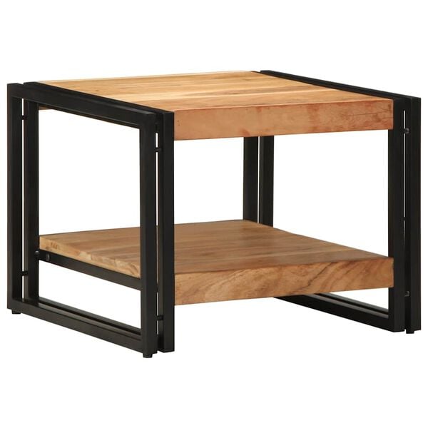 vidaXL Τραπεζάκι σαλονιού 50x50x38 cm μασίφ ξύλο ακακίας