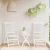 vidaXL Μαξιλάρια Καρέκλας Κήπου 2 τεμ. Κρεμ 50x50x3 εκ. Oxford Ύφασμα