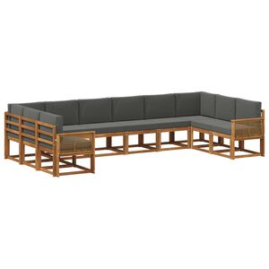 vidaXL &Sigma;&epsilon;&iota;&rho;ά &Kappa;&alpha;&nu;&alpha;&pi;έ &Epsilon;&xi;&omega;&tau;&epsilon;&rho;&iota;&kappa;&omicron;ύ &mu;&epsilon; &mu;&alpha;&xi;&iota;&lambda;ά&rho;&iota; 10 pcs &Phi;&upsilon;&sigma;&iota;&kappa;ό &kappa;&alpha;&iota; &Alpha;&nu;&theta;&rho;&alpha;&kappa;ί