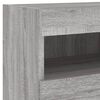 vidaXL Έπιπλο Τοίχου Τηλεόρασης με LED Γκρι Sonoma 40x30x40 εκ.