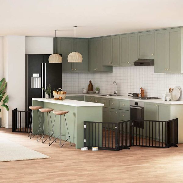 vidaXL &Delta;&iota;&alpha;&chi;&omega;&rho;&iota;&sigma;&tau;&iota;&kappa;ό &Sigma;&kappa;ύ&lambda;&omega;&nu;/&Pi;ό&rho;&tau;&alpha; &Pi;&tau;&upsilon;&sigma;&sigma;ό&mu;&epsilon;&nu;&omicron; 8 &Pi;ά&nu;&epsilon;&lambda; 640&epsilon;&kappa; &Xi;ύ&lambda;&omicron; &Lambda;&epsilon;ύ&kappa;&alpha;&sigmaf;