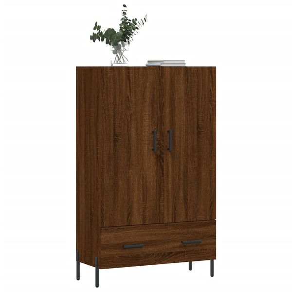 vidaXL Ντουλάπα Καφέ Δρυς 69,5 x 31 x 115 εκ. από Επεξεργασμένο Ξύλο