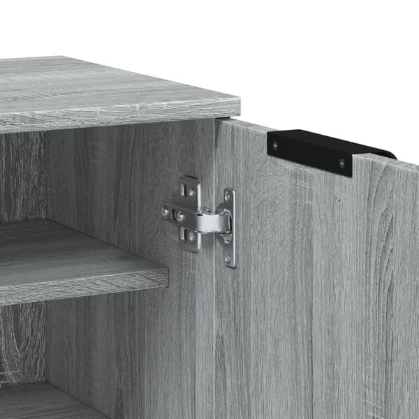 vidaXL Παπουτσοθήκη Γκρι Sonoma 59x35x100 εκ. από Επεξεργασμένο Ξύλο