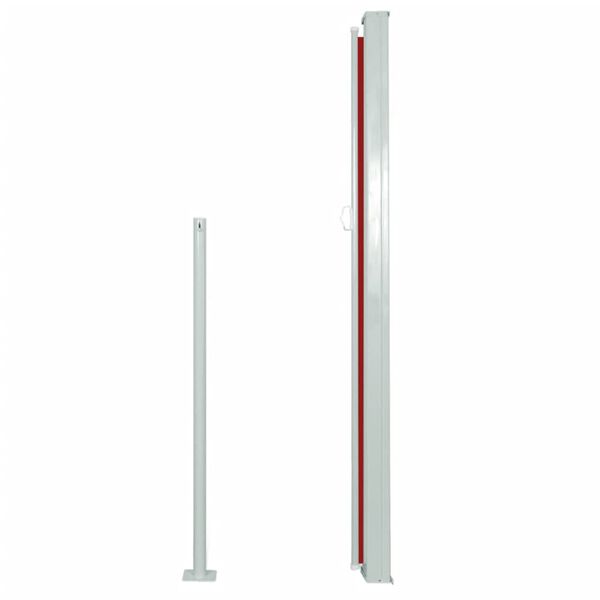 vidaXL Σκίαστρο Πλαϊνό Συρόμενο Κόκκινο 160 x 500 εκ.