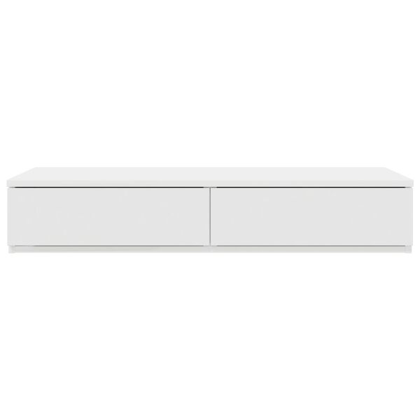 vidaXL Κιβώτια Κρεβατιών Λευκού Χρώματος 100x36,5x16,5 εκ. Φτιαγμένα από Ξύλο