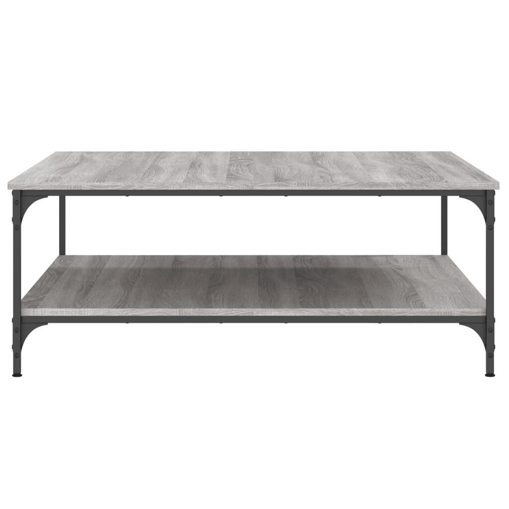 vidaXL Τραπεζάκι Σαλονιού Γκρι Sonoma 100x100x40 εκ Επεξεργασμένο Ξύλο