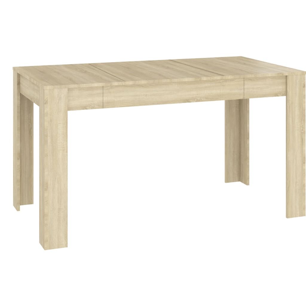 vidaXL Τραπεζαρία Sonoma Δρυς 140 x 74,5 x 76 εκ. Επεξεργασμένο Ξύλο