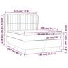 vidaXL &Kappa;&rho;&epsilon;&beta;ά&tau;&iota; Boxspring &mu;&epsilon; &Sigma;&tau;&rho;ώ&mu;&alpha; &Kappa;&rho;&epsilon;&mu; 140x200 &epsilon;&kappa;. &Upsilon;&phi;&alpha;&sigma;&mu;ά&tau;&iota;&nu;&omicron;