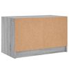 vidaXL Βοηθητικό Ντουλάπι Sonoma Γκρι 68x37x42 εκ. με Γυάλινες Πόρτες
