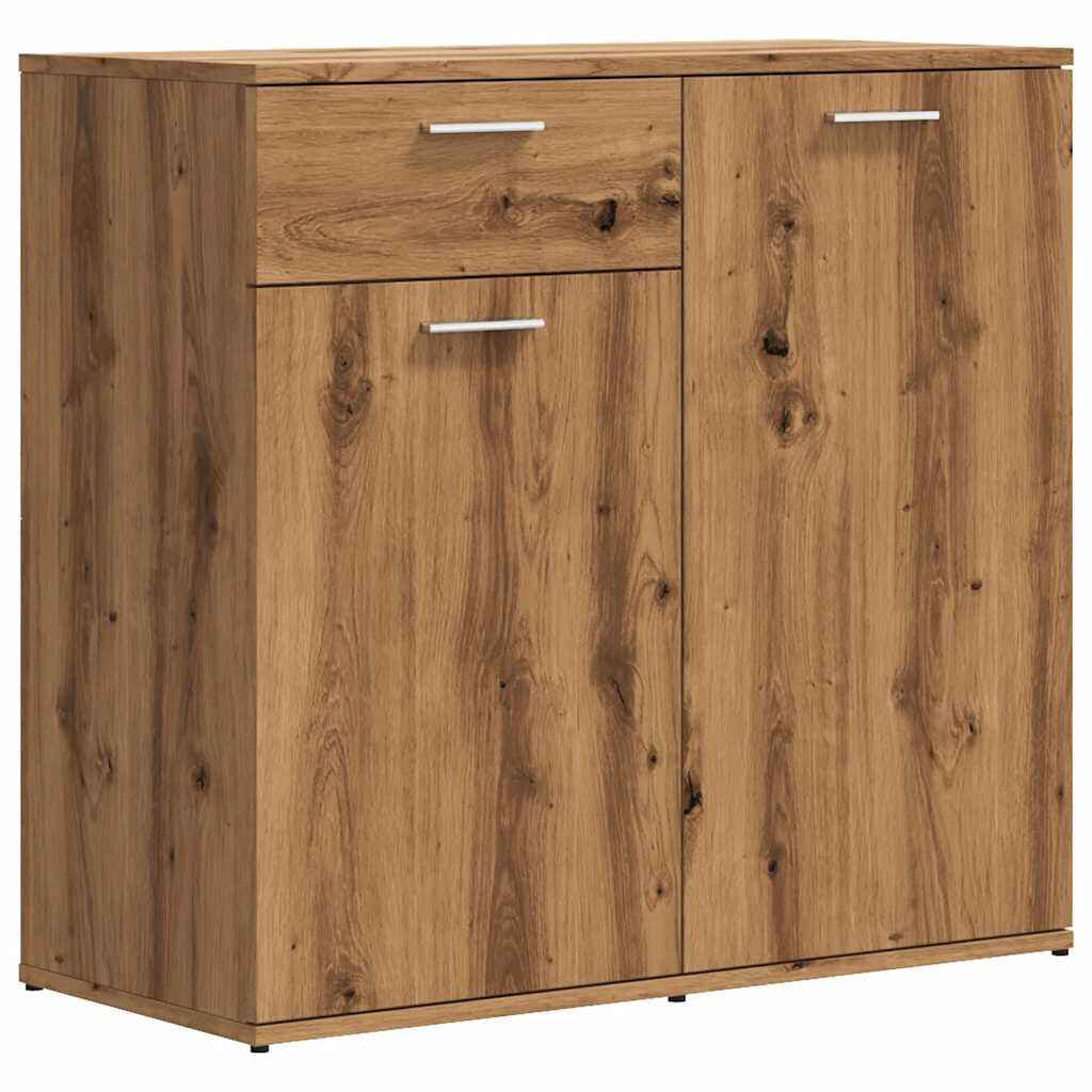 vidaXL Ντουλάπι Τεχνίτης Δρυς 80 x 36 x 75 εκ. Επεξεργασμένο Ξύλο