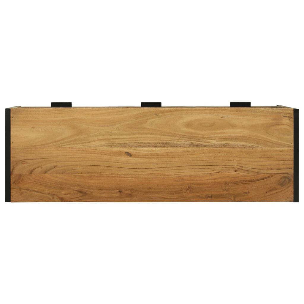 vidaXL Ντουλάπα τηλεόρασης 100x35x50 εκ Μασίφ Ξύλο Ακακίας