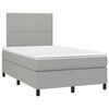 vidaXL &Kappa;&rho;&epsilon;&beta;ά&tau;&iota; Boxspring &mu;&epsilon; &Sigma;&tau;&rho;ώ&mu;&alpha; & LED &Alpha;&nu;.&Gamma;&kappa;&rho;&iota; 120x190&epsilon;&kappa;. &Upsilon;&phi;&alpha;&sigma;&mu;ά&tau;&iota;&nu;&omicron;