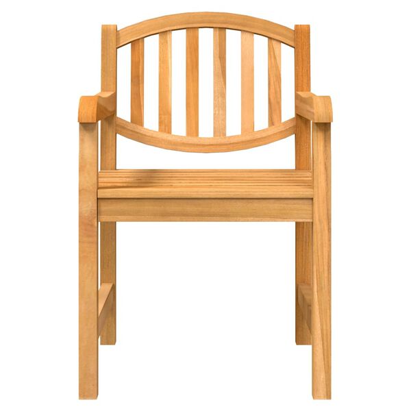 vidaXL Καρέκλες Κήπου 8 τεμ. 58 x 59 x 88 εκ. από Μασίφ Ξύλο Teak